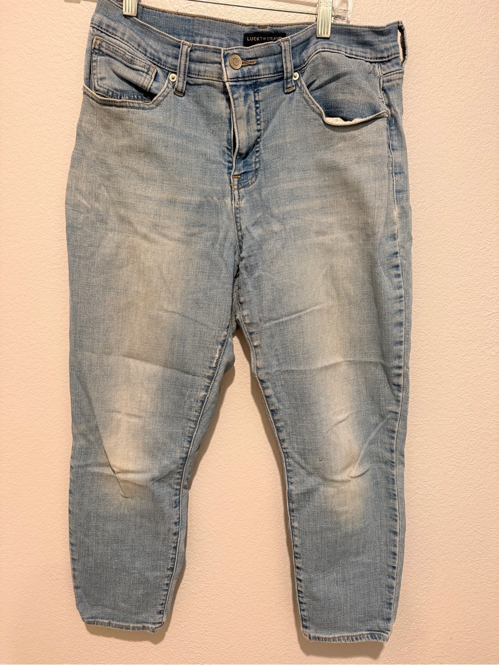 Lucky Brand Light Blue Women's Jeans - Classic Slim Fit size 12/31 Ava Crop